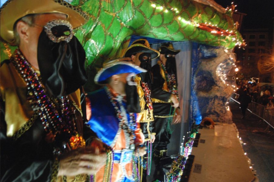 2024 Krewe of Lafitte Illuminated Mardi Gras Parade Pensacola Krewe