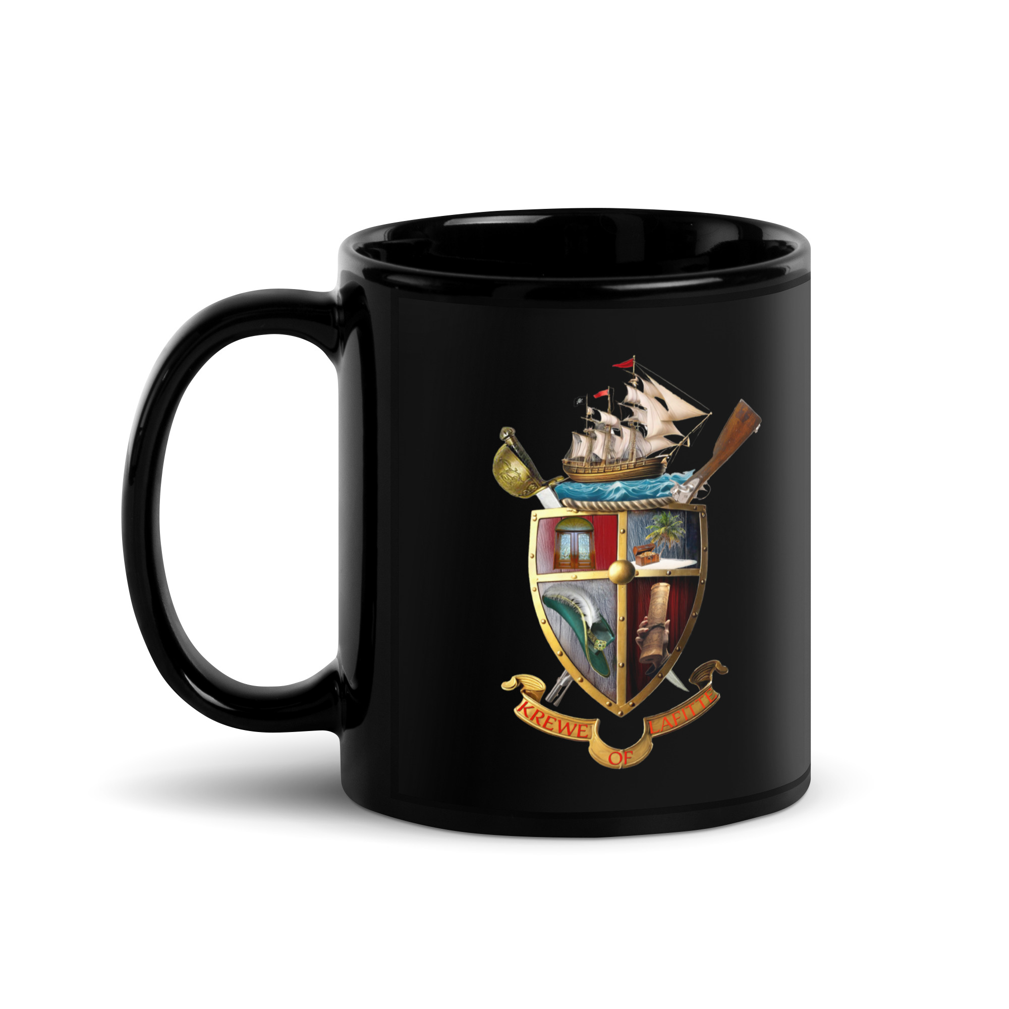 KOL Black Glossy Mug - Image 5