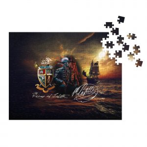 KOL Jigsaw puzzle with tin